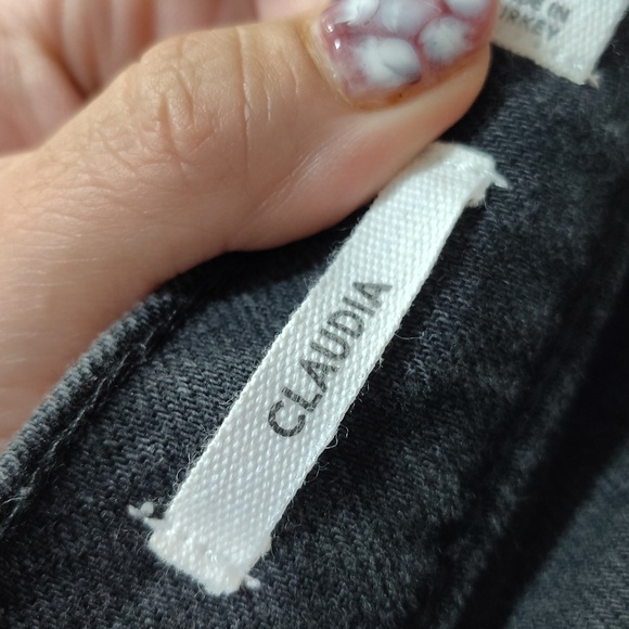 Mango MNG Claudia Ankle Jeans In Black Wash Size Women's 4 - Picture 6 of 6